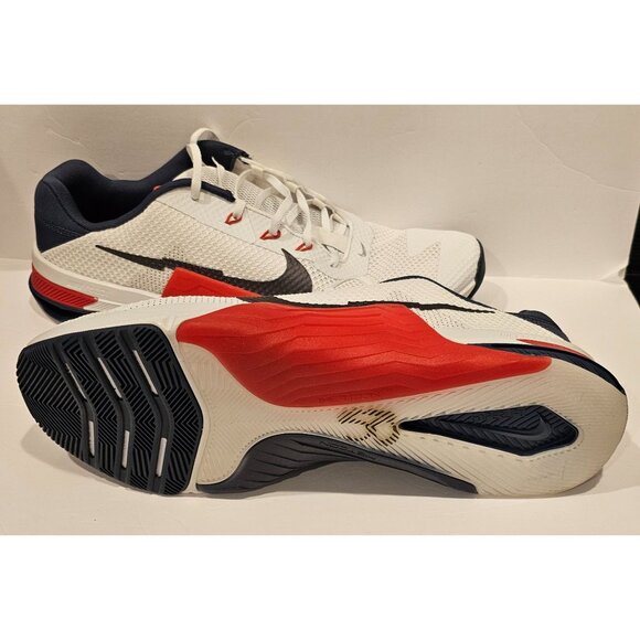 Nike Metcon 7 USA Red White Blue CZ8281-102 Men's Size 17 - Picture 4 of 6